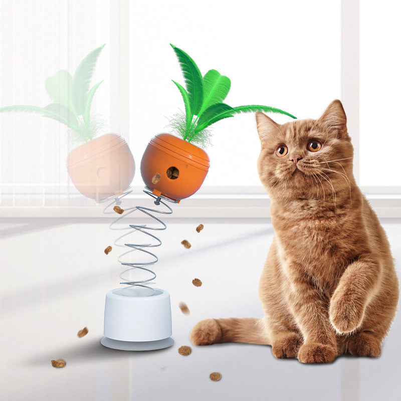 Interactive Food-Dispensing Cat Toy for Mental Stimulation-0