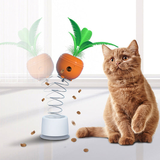 Interactive Food-Dispensing Cat Toy for Mental Stimulation-0