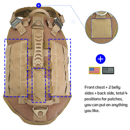 Dog outdoor vest tactical suit-2